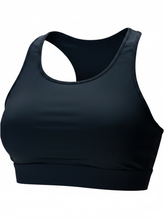 Fabletics Other - Fabletics Black High Neck Racerback Sports Bra Women’s Size Medium No Padding